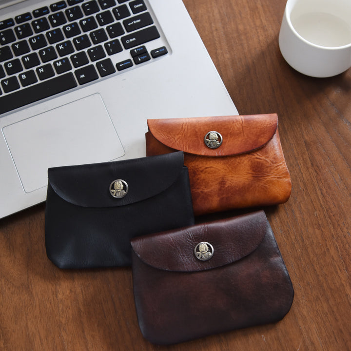 Premium Leder Kartenhalter Geldbörse