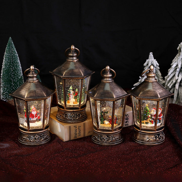 Dekorative Laterne mit Weihnachtsmotiven Karnz