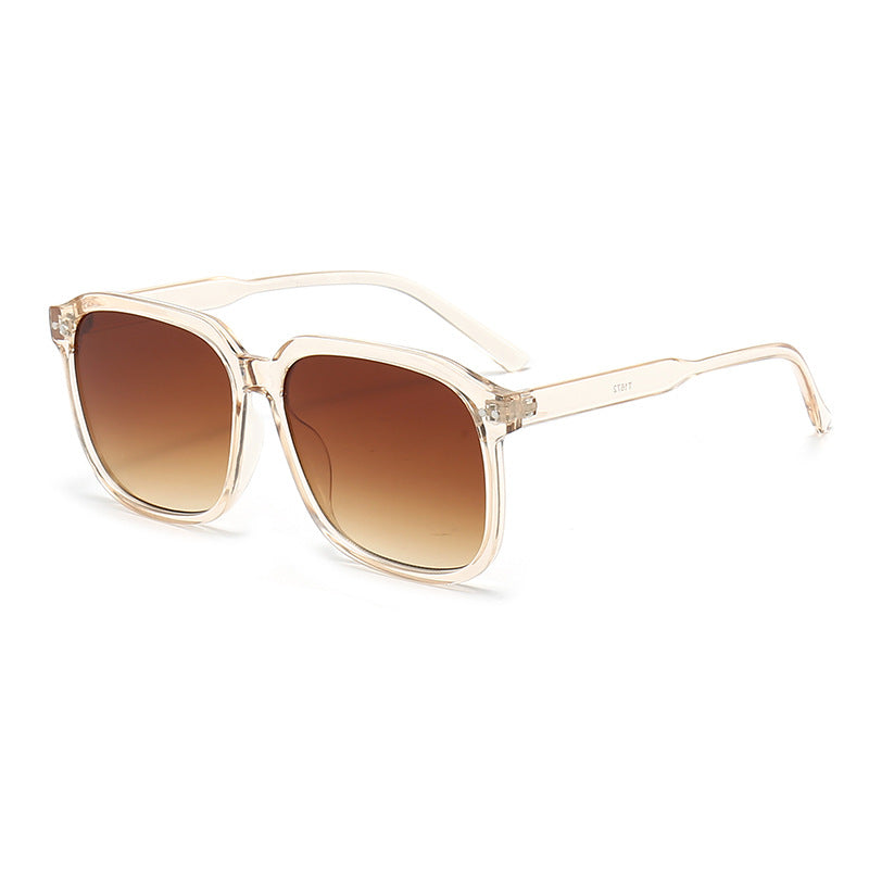 Damen Quadratische Sonnenbrille mit robustem Rahmen und UV-Schutz Karnz