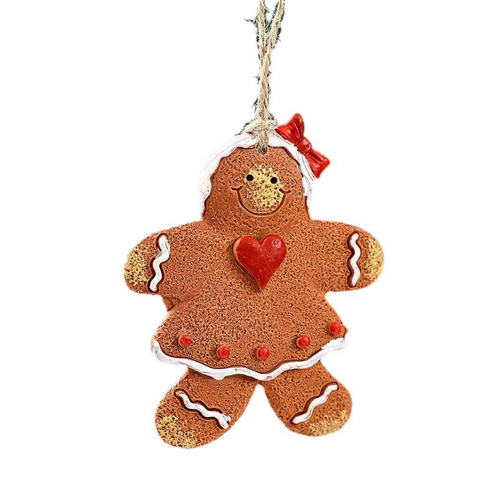 Dekorative Weihnachtsfigur im Lebkuchenmann-Design Karnz