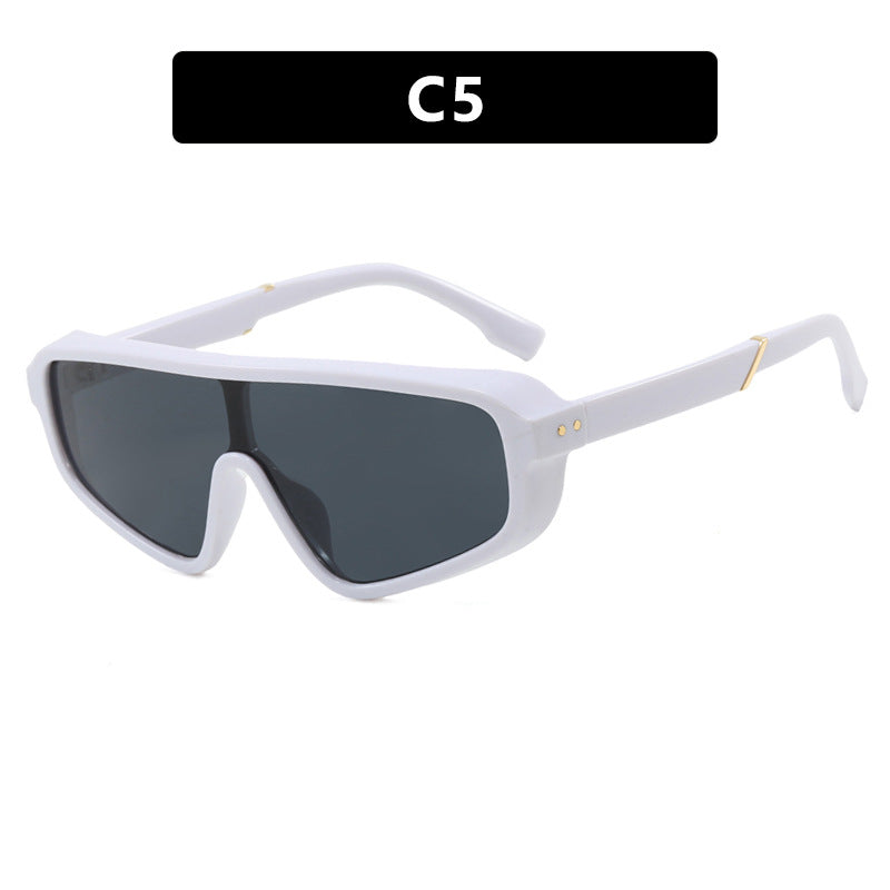 Damen Sportliche Sonnenbrille mit großem Sichtfeld und UV-Schutz Karnz