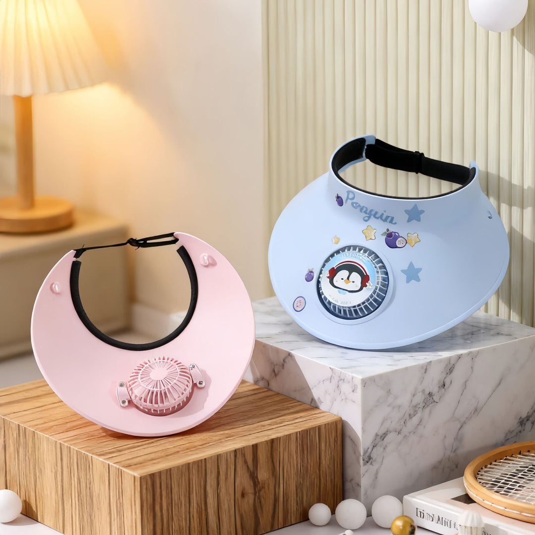 Unisex Kühlendes Handventilator-Hut Karnz