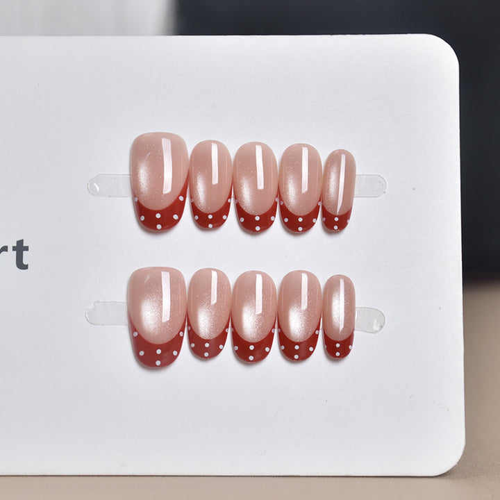 Dekorative French Tip Aufkleber-Nagelkunst Karnz
