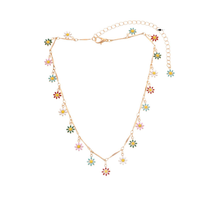 Floral Charm Necklace Karnz
