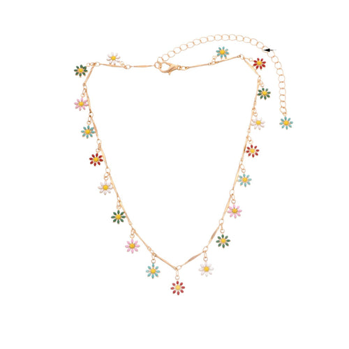 Floral Charm Necklace Karnz