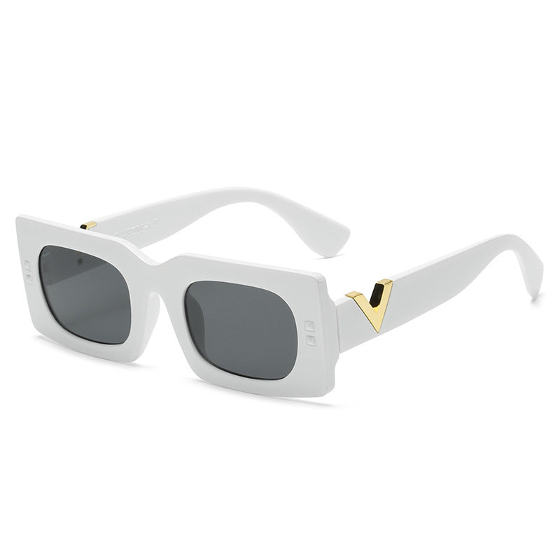 Damen oversized Sonnenbrille mit animalischem Muster Karnz