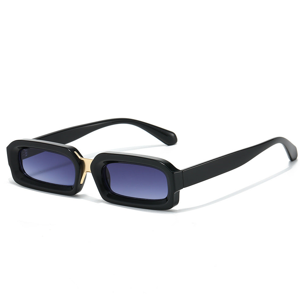 Schlanke rechteckige Rahmen-Sonnenbrille Karnz
