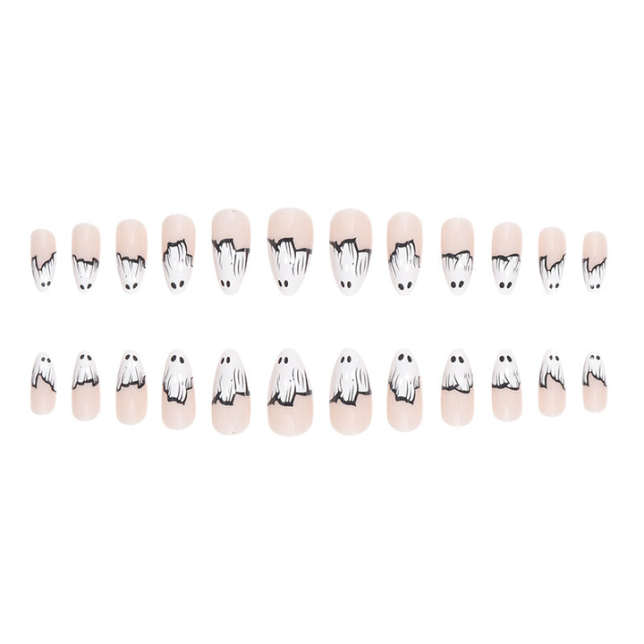 Ghost-Themen Press-on Nagelkunst Karnz