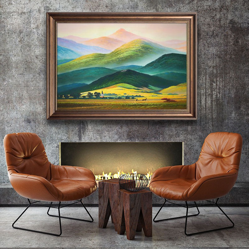 Szenisches Landschaft Kunstwerk