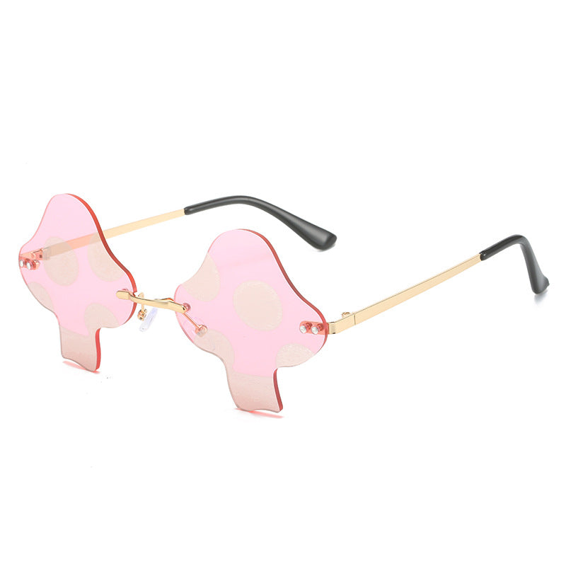Einzigartige Übergroße Polka Dot Rahmen Sonnenbrille Karnz