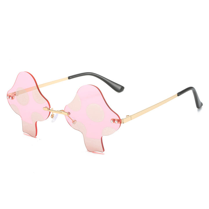 Einzigartige Übergroße Polka Dot Rahmen Sonnenbrille Karnz