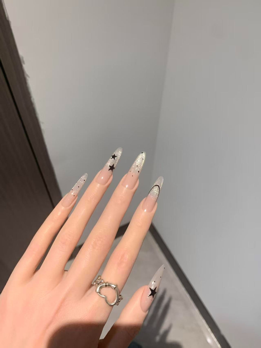 Glamouröse Stiletto Press-On Nagelset