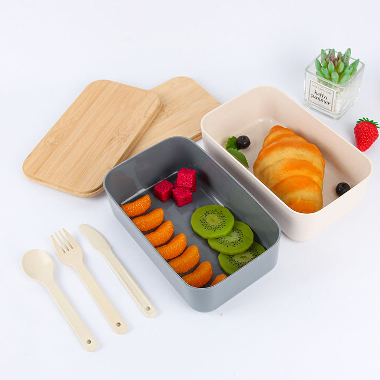 ECO-FRIENDLY BENTO SPEICHERBOX MIT BESTECK