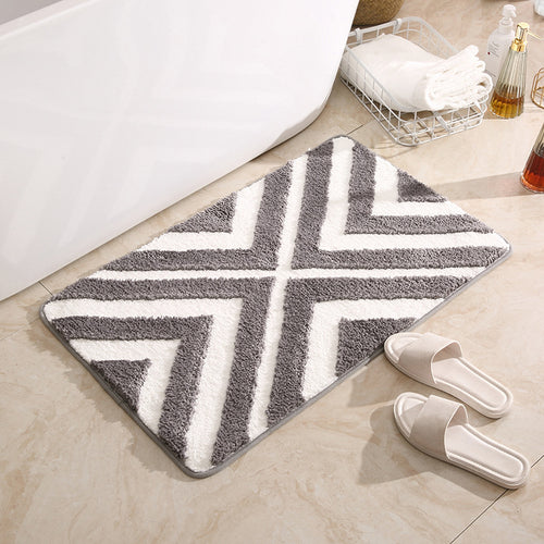 Moderne geometrische Badezimmermatte Karnz