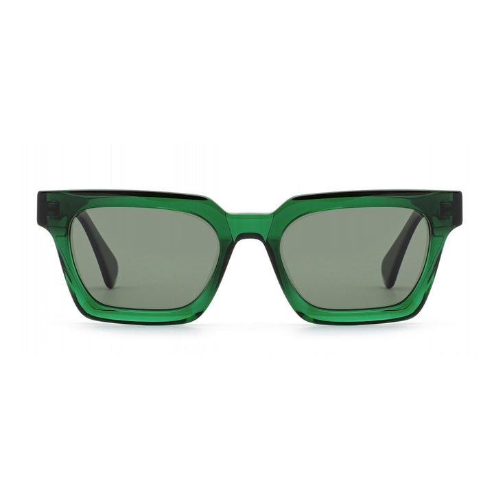 Damen stylische Sonnenbrille mit modernem Kunststoffrahmen Karnz