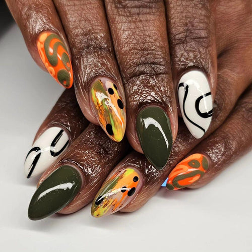 Kreative Nail Art Kunstnägel Set Karnz