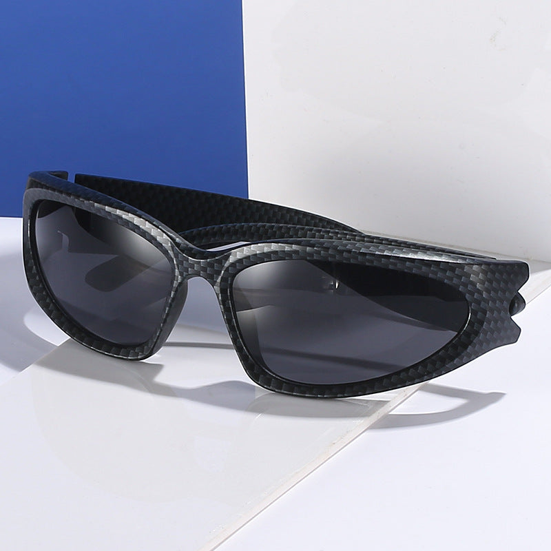 Damen sportliche Sonnenbrille mit ergonomischem Design und polarisierenden Gläsern Karnz