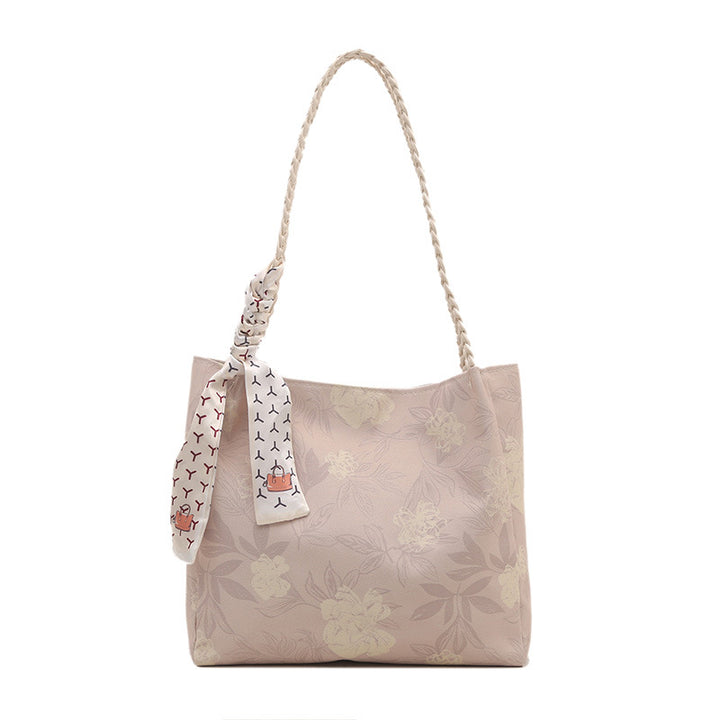 Blumenmuster Schulter Tote Bag Karnz