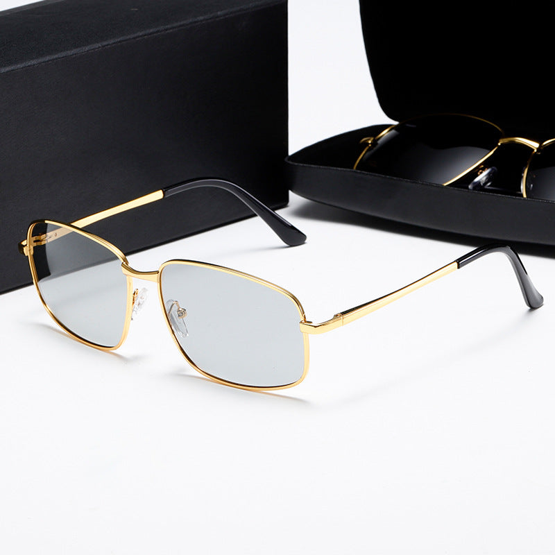 Damen elegante Sonnenbrille mit modernem Metallrahmen Karnz
