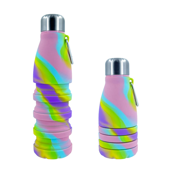Damen zusammenfaltbare Silikon Wasserflasche Karnz