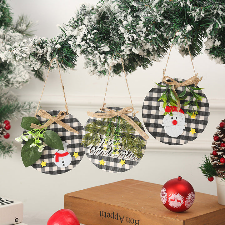 Dekorative Weihnachtsanhänger mit Schneemann-Motiv Karnz
