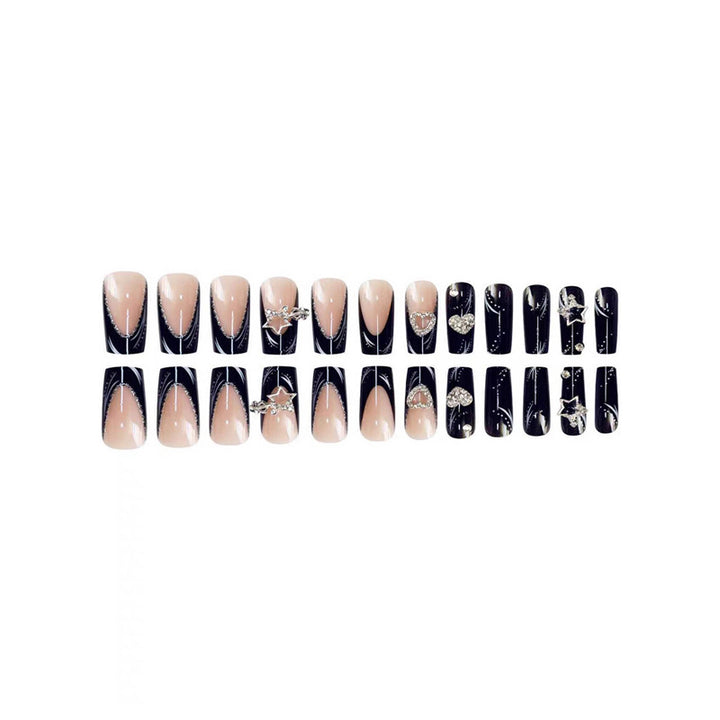 Glamourös 3D Nagel Kunst Set Karnz