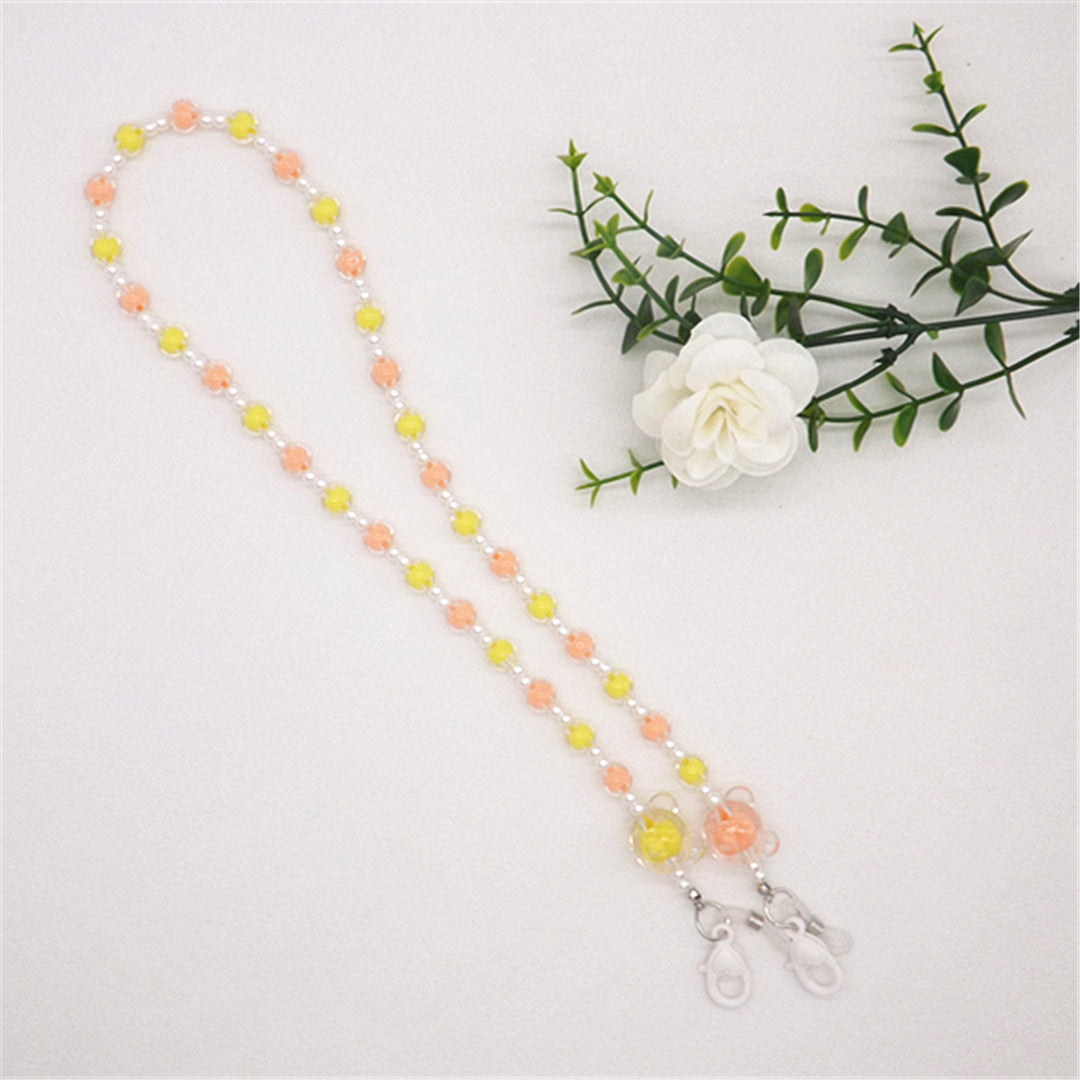 Bunte Perlenbrillenkette Karnz