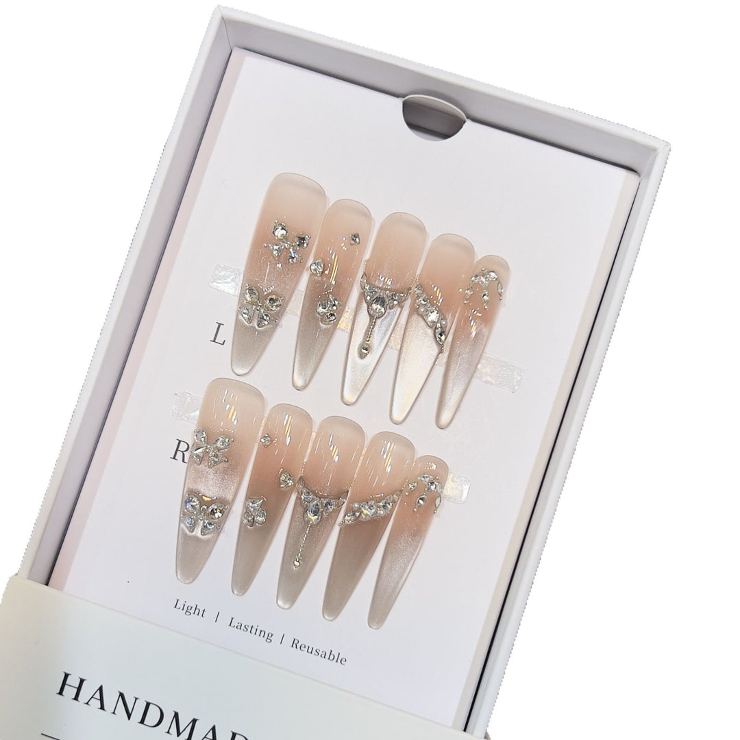 Wiederverwendbare Stiletto Nagelspitzen Karnz