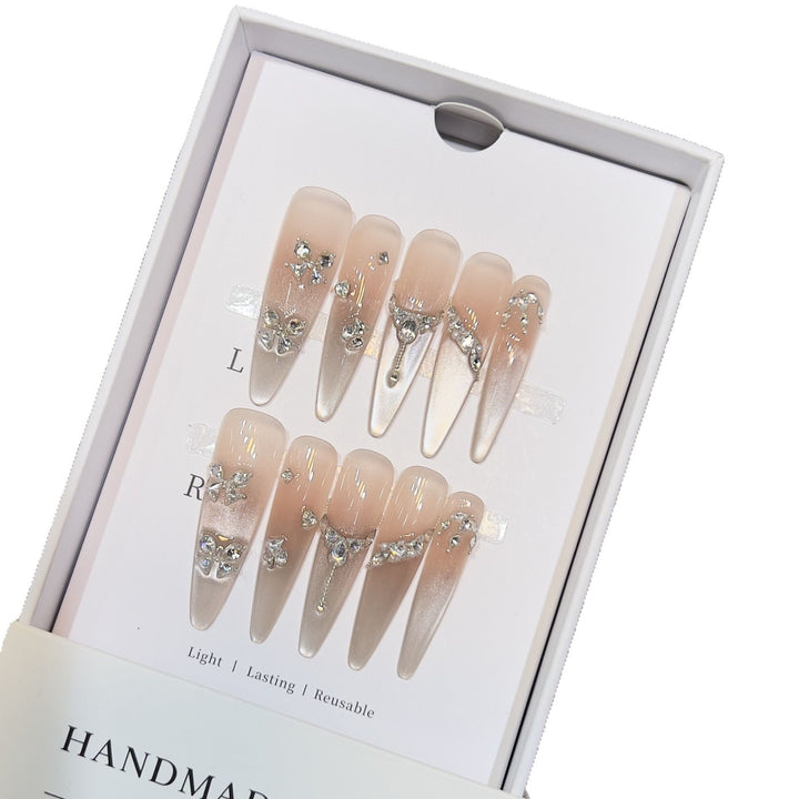 Wiederverwendbare Stiletto Nagelspitzen Karnz