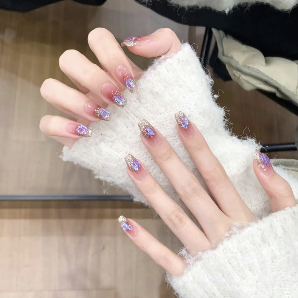 Glitzer Ombre Nagelset Karnz