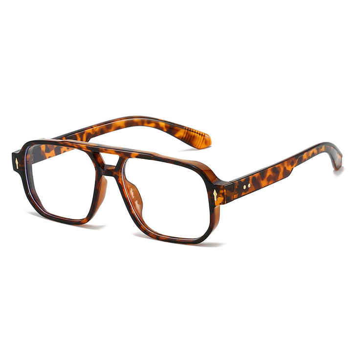 Oversized geometrische Sonnenbrille mit verbesserter UV-Schutz Karnz