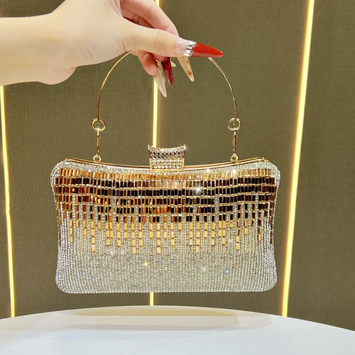 Dekorative Kristall Clutch