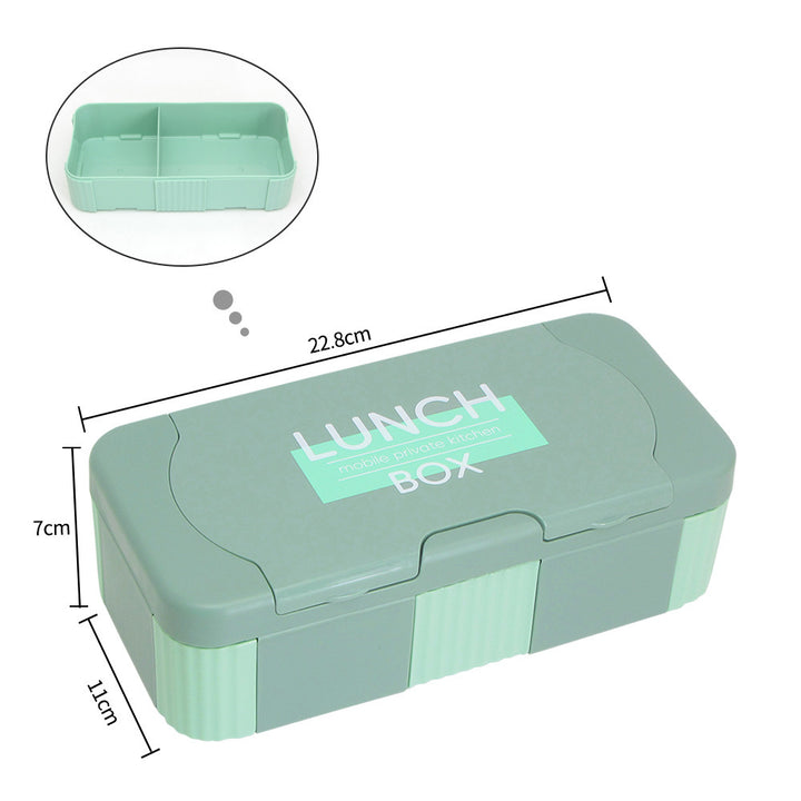 Stilvolle Mehrfach-Sektionen Lunchbox