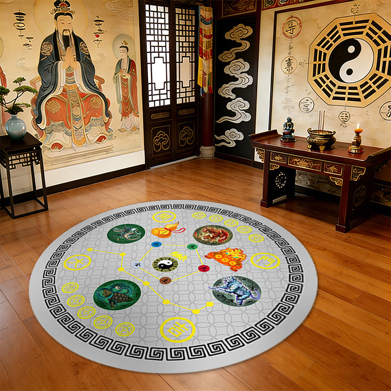 Runde Feng Shui Teppich