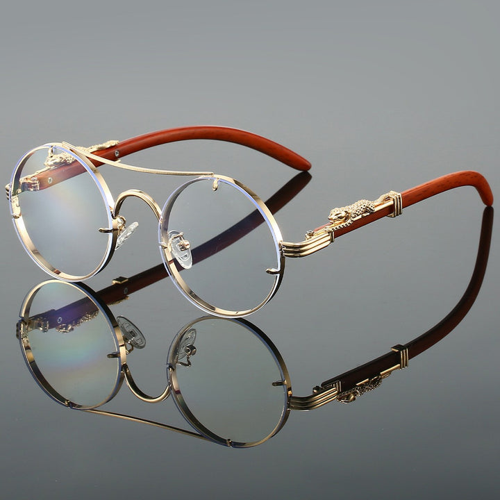 Modische runde Rahmen Sonnenbrille