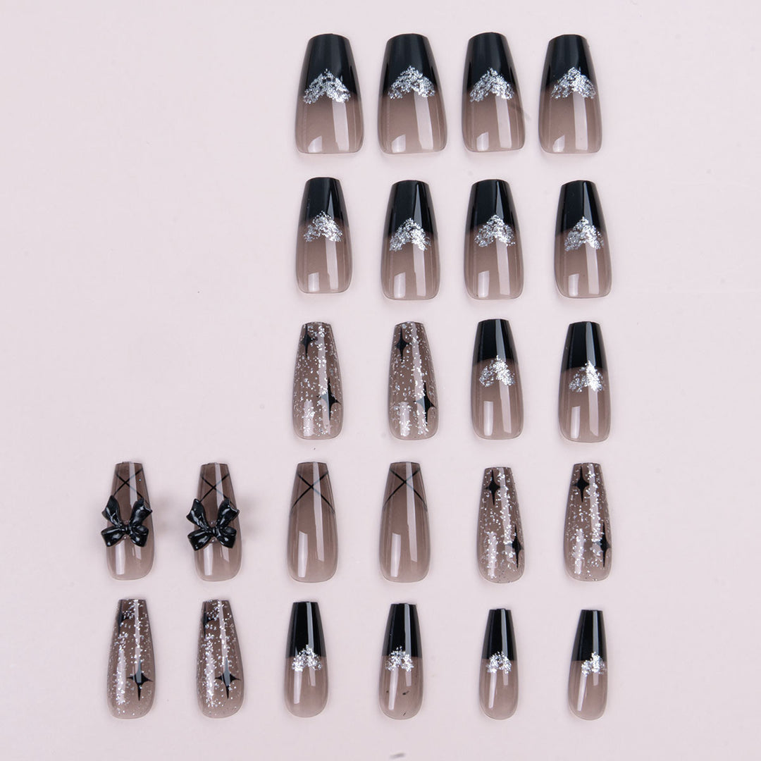 Stylisches Press-On-Nagelset