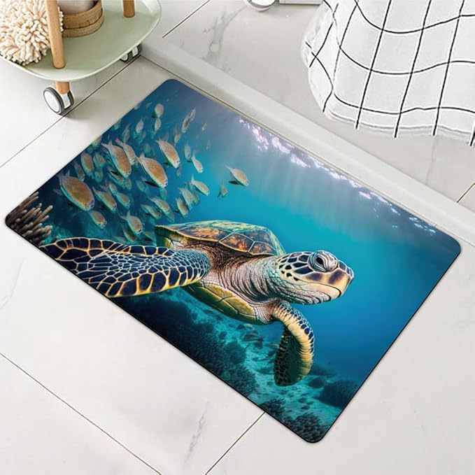 Stylische Wasserabweisende Badematte Karnz
