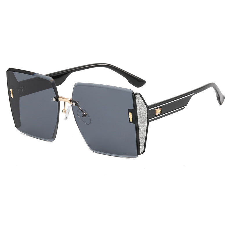 Damen Oversized Glamour Sonnenbrille Karnz