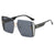 Damen Oversized Glamour Sonnenbrille Karnz