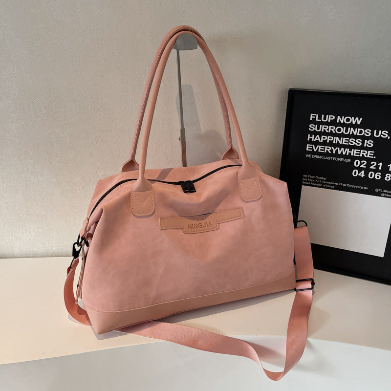 Stylische Leder Reisetasche