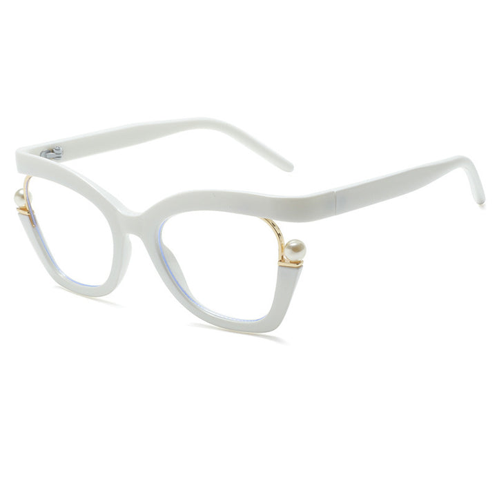 Damen Modische Sonnenbrille mit dezenten Perlendetails Karnz