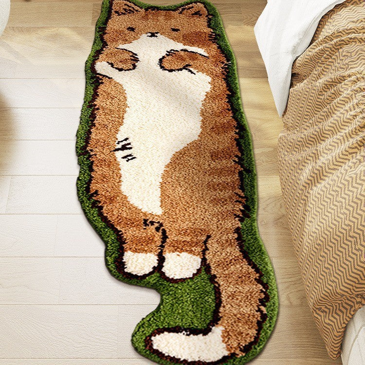 Niedliche katzenmotivierte Fußmatte