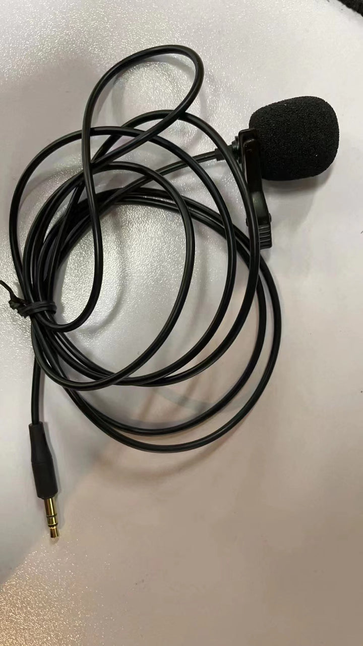 Lavalier-Mikrofon mit Flexibler Klemme Karnz