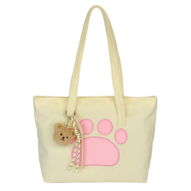 Süße Tierpfotenrucksacktasche