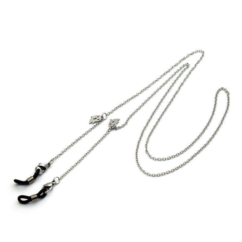 Stylischer geometrischer Ketten-Brillenhalter Karnz