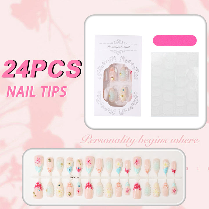 Kreatives Glitter-Nagelspitzen-Set Karnz