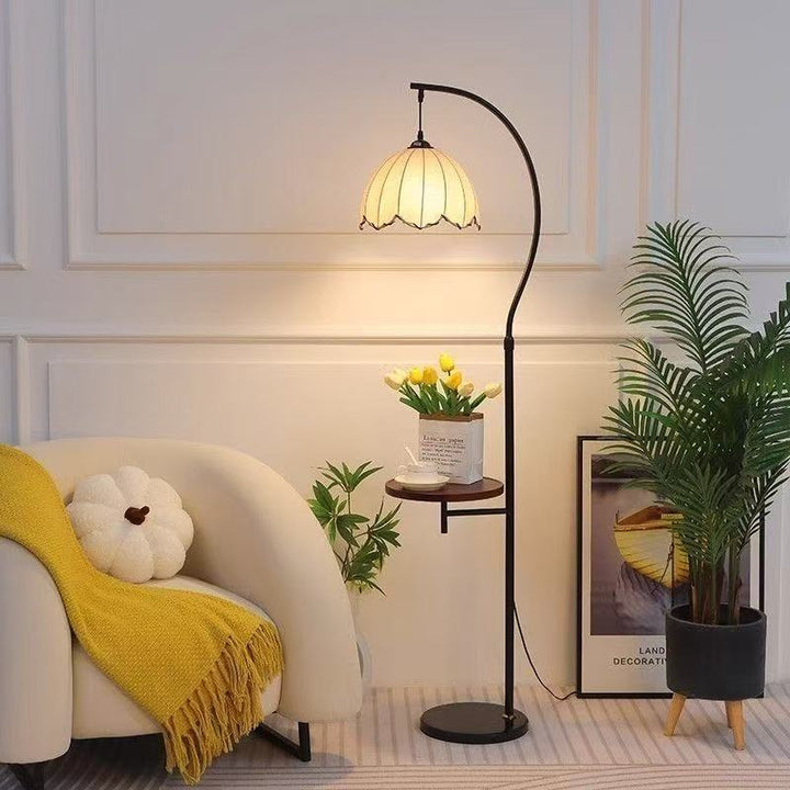 Moderne Bogen Stehlampe mit Regal