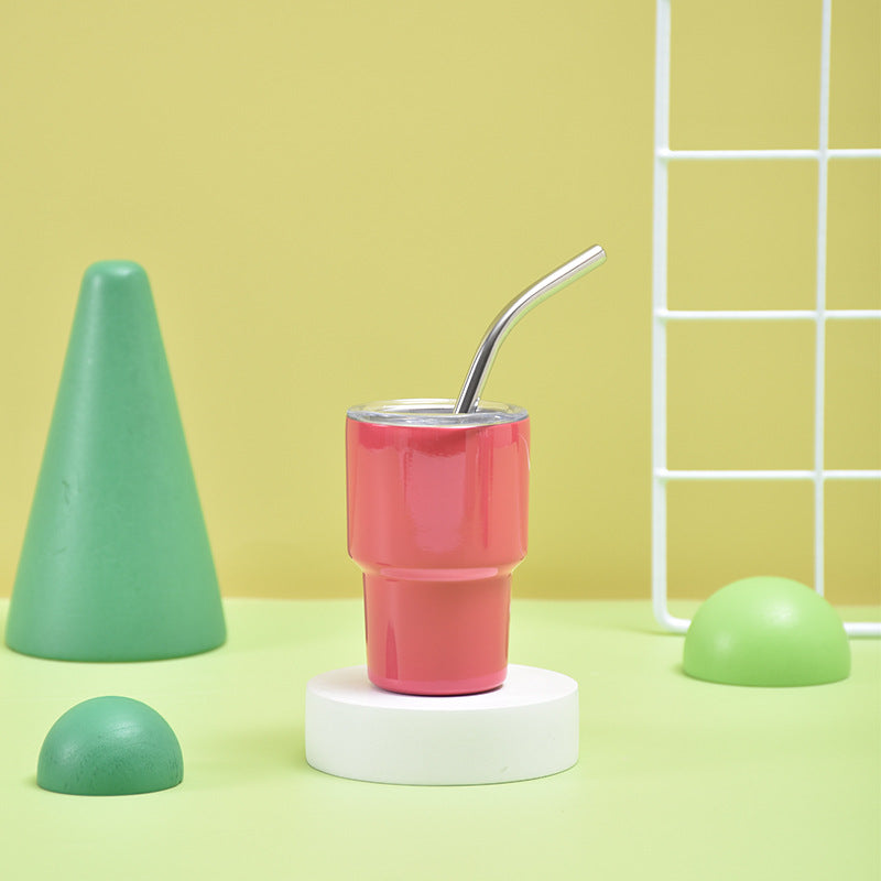 Unisex Isolierter Trinkbecher mit Edelstahlstrohhalm Karnz