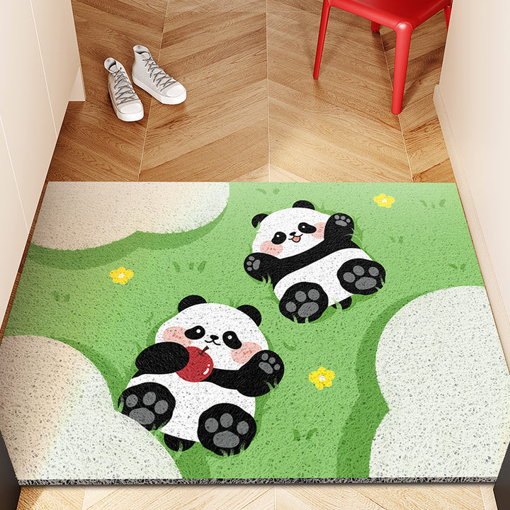 Panda-Themen-Teppich
