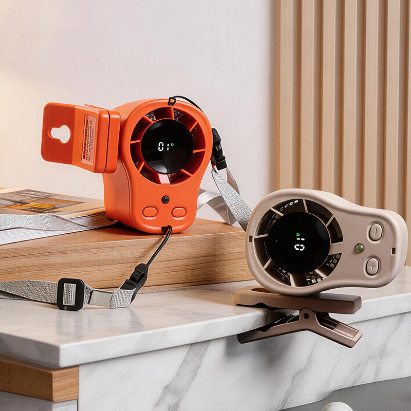 Damen Tragbarer Clipventilator mit LED-Anzeige Karnz